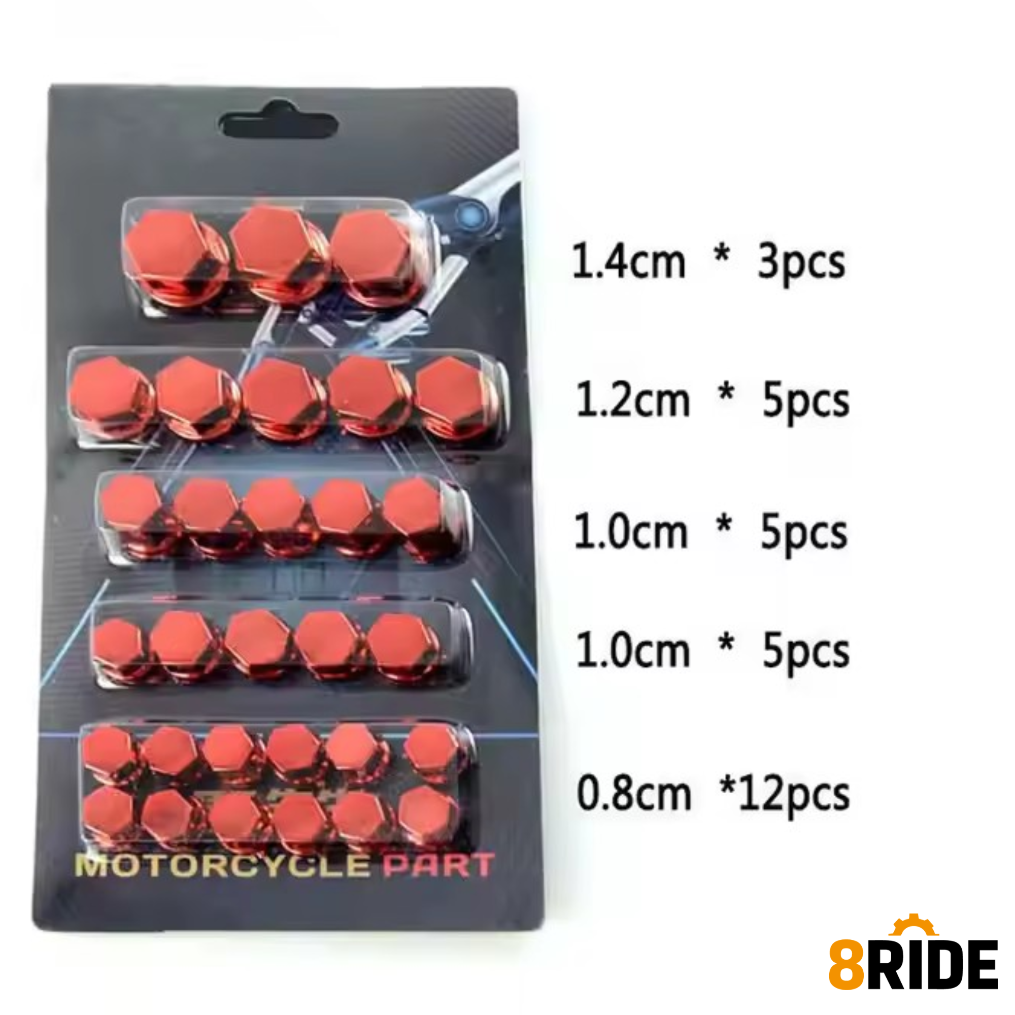 ABS Fairing Bolt Kit – Universeel voor E-bike/Fatbike & Motorfiets - Afbeelding 6