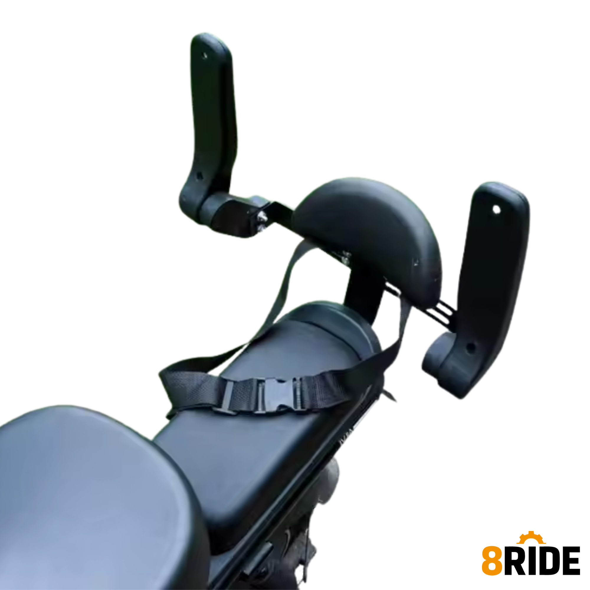 Kinderveiligheidssteun met Armleuningen en Gordel – Voor E-bikes & Fatbikes