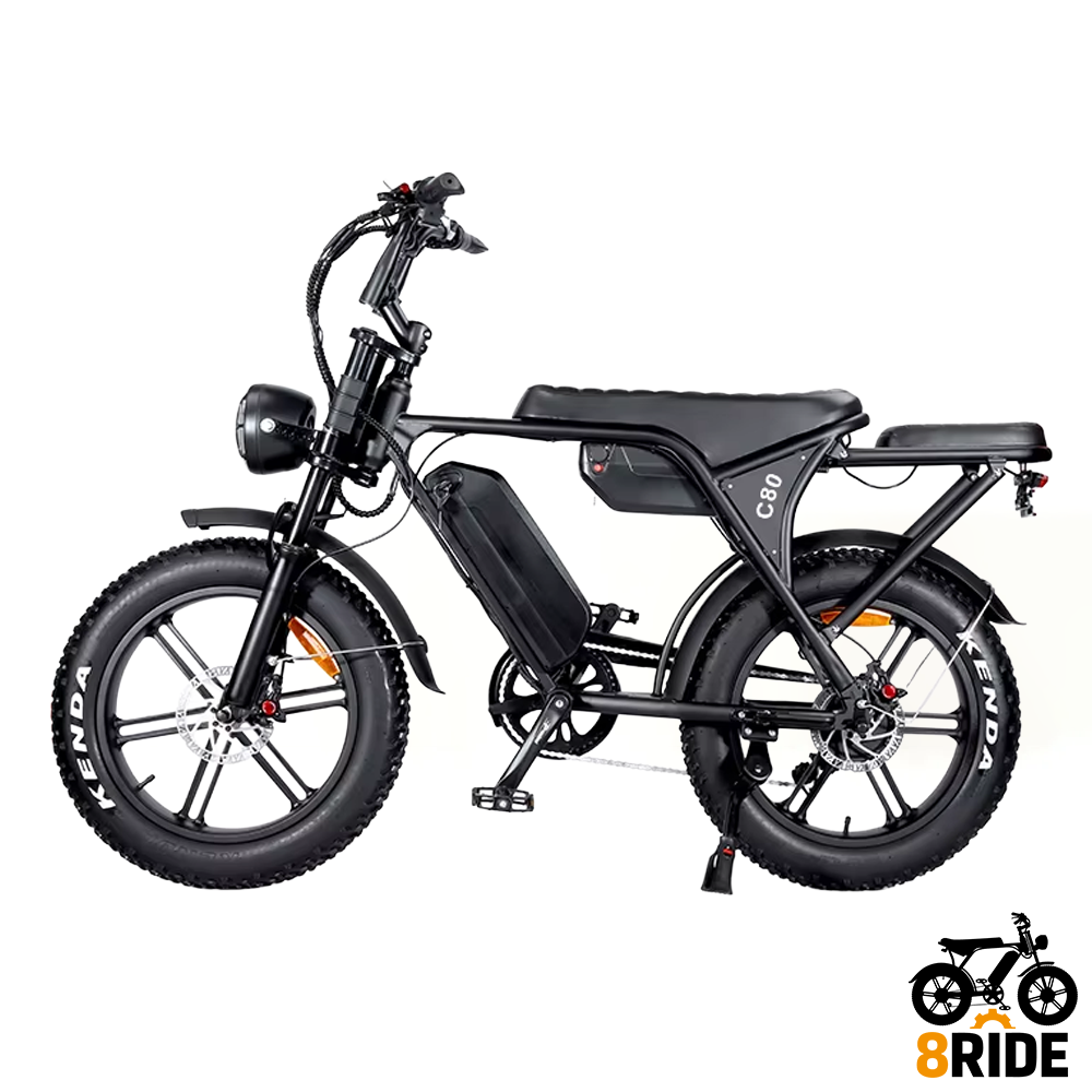 OUXI C80 Elektrische Fatbike – Compact, krachtig & klaar voor elke rit - Afbeelding 3