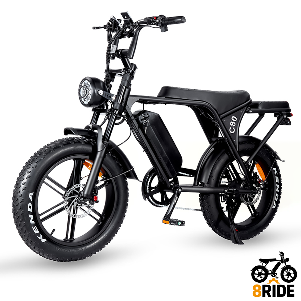 OUXI C80 Elektrische Fatbike – Compact, krachtig & klaar voor elke rit - Afbeelding 2